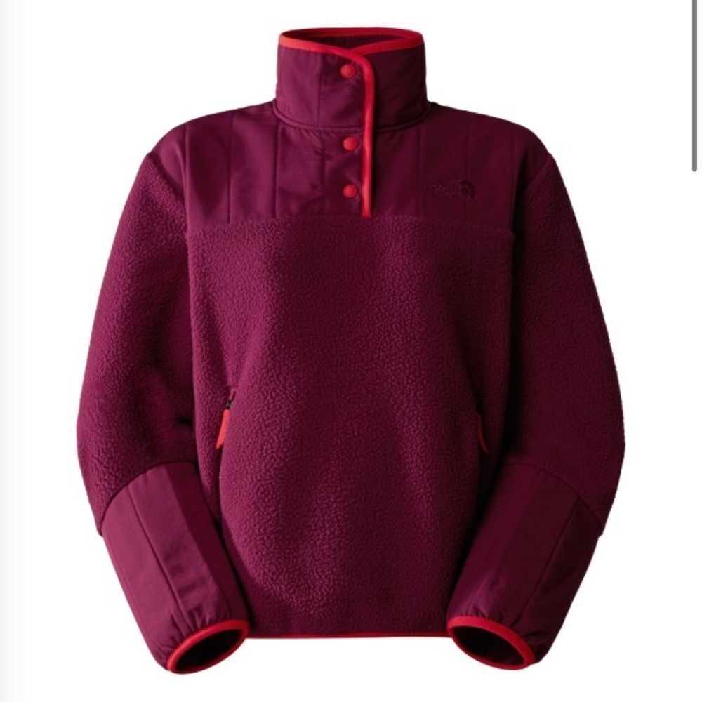 THE NORTH FACE - Women's Cragmont Fleece 1/4 Snap - Fleece Burgundy‎ S Nwt